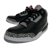 NIKE スニーカー Air Jordan 3 Retro Black Cement CDP