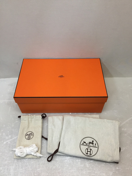 HERMES/レザーハイカットスニーカー/41/ホワイト[値下]