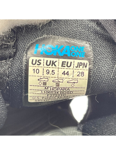 HOKA ONE ONE サンダル HOPARA 黒 (28.0)