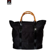 GUCCI/バンブー ナイロンキャンバス トートバッグ