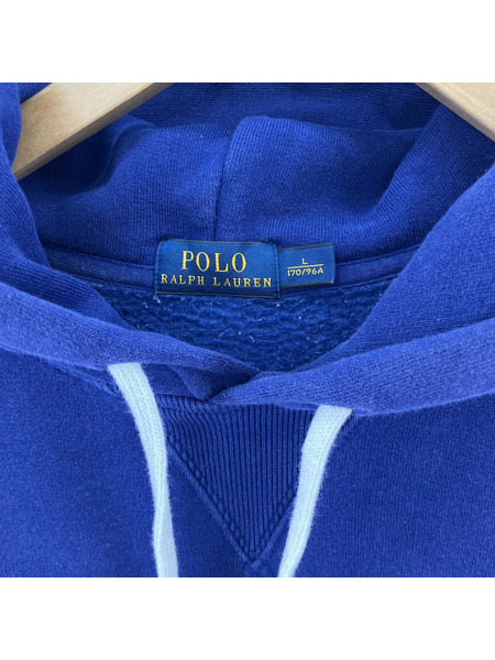 POLO RALPH LAUREN 前V POパーカー ネイビー L[値下]