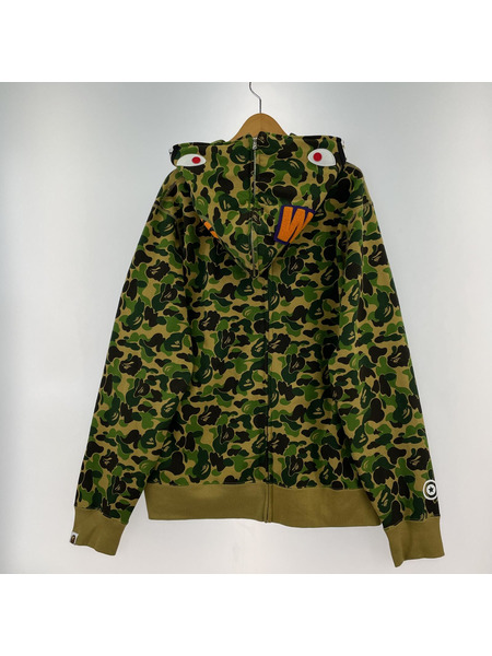 A BATHING APE シャープ ジップパーカー (XL)