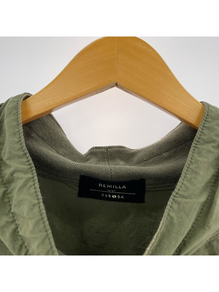 remilla 長袖Tシャツ・カットソー タフタスモック 緑 L