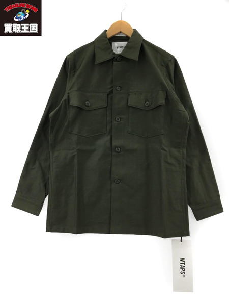 WTAPS コットンシャツ (M) OLV 212BRDT SHM01[値下]