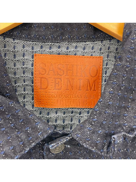 デニムジャケット STUDIO D'ARTISAN SASHIKO DENIM