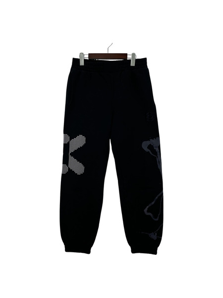 McQ Alexander McQueen 2021 SWEATPANTS デザインスウェットパンツ S 黒