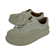 JIL SANDER White Connors Sneaker ロ-カットスニーカー 36 ホワイト