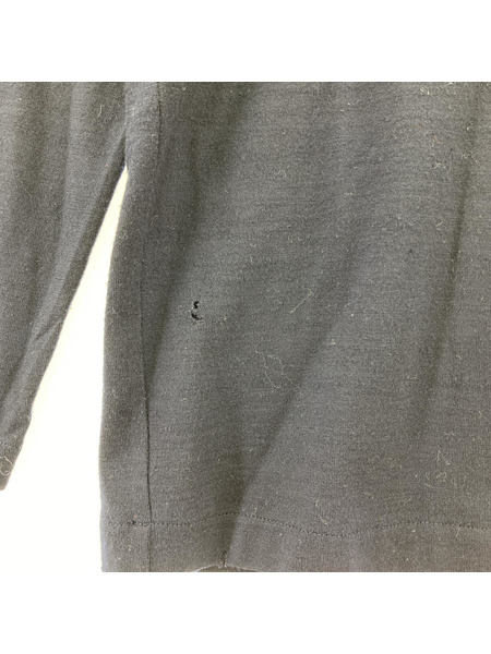 COMME des GARCONS 80s~ モックネックウールカットソー サイズ-/ネイビー/GT-050060[値下]