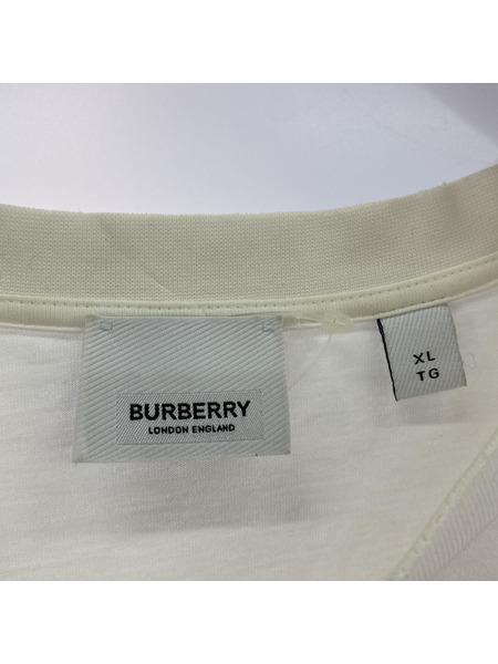 BURBERRY 半袖Tシャツ・カットソー ホースフェリー PTT ホワイト XL
