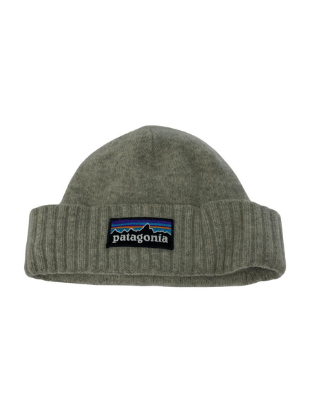 patagonia ニット帽子 白