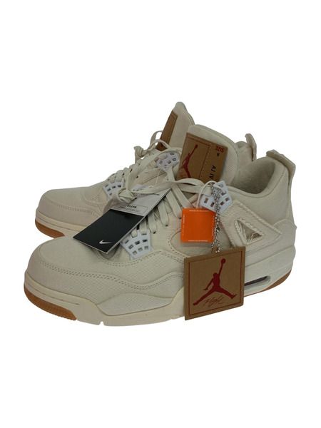 NIKE×Levi's AIR JORDAN 4 RETRO WHITE DENIM 26cm