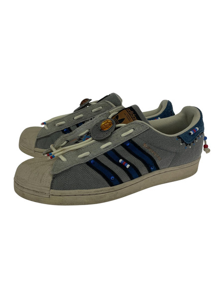 adidas スニーカー SUPERSTAR LACELESS ナバホ 27.5 S29064