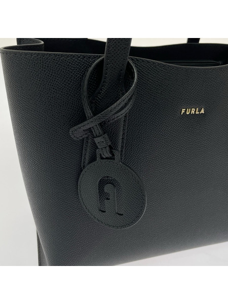 FURLA トートバッグ CLASSIC クラシック レザー トートバッグ 黒 WB01628