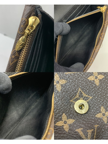 LV モノグラム ポルトフォイユ・ドゥブルV M64319 スナップボタン不良あり ルイ ヴィトン LOUIS VUITTON 長財布 ロングウォレット  二つ折り長財布