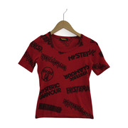 HYSTERIC GLAMOUR 半袖Tシャツ・カットソー 総柄 RED F