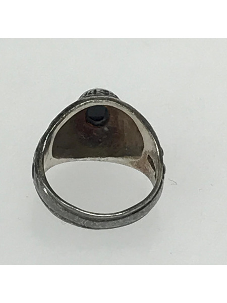 OLD・VINTAGE リング・指輪 80s カレッジリング 黒 12号