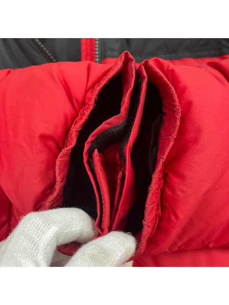 THE NORTH FACE ダウンジャケット ヌプシジャケット RD/BK
