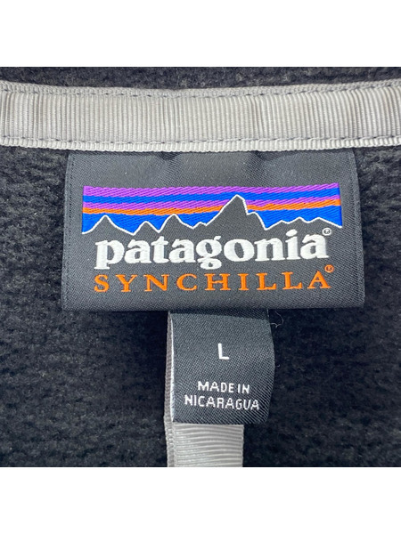 patagonia ジャケット フリースジャケット L  BLK