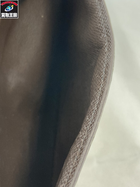 LOUIS VUITTON  LV ダミエ・エベヌ N61747 ポルトフォイユ・システィナ 長財布 サイフ