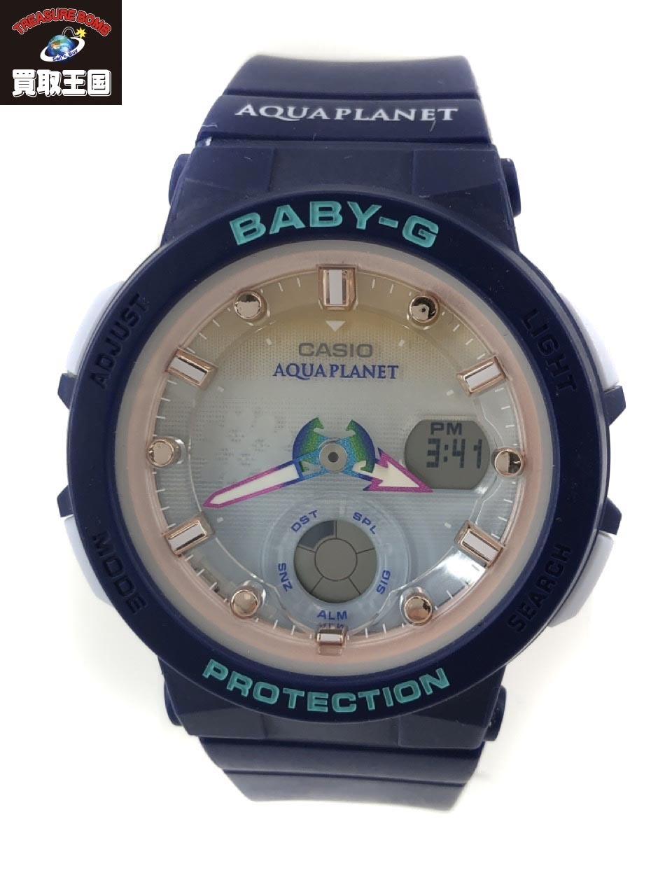 BABY-G AQUA PLANET BGA-250AP-2AJR VERYGOOD #339A