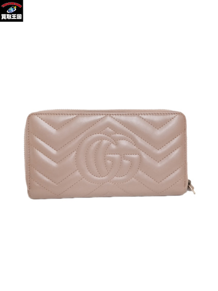 長財布 GUCCI/ダブルG ジップ ラウンドウォレット
