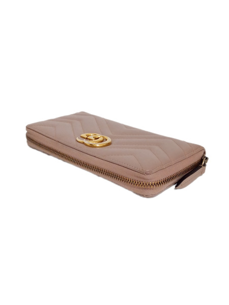 長財布 GUCCI/ダブルG ジップ ラウンドウォレット