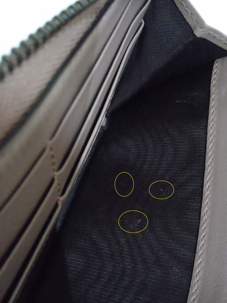 長財布 GUCCI/ダブルG ジップ ラウンドウォレット