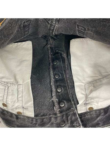 Levi's デニム・ジーンズ 501 96年製 USA製 ブラックデニムパンツ ボタン裏522