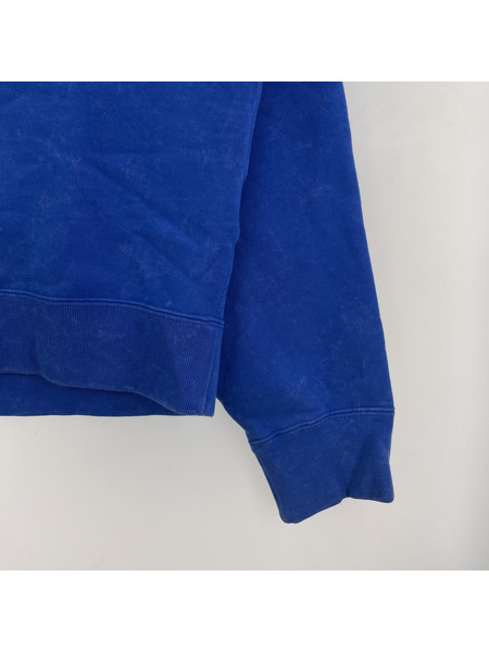 STUSSY NIKE アシッドウォッシュ スウェット S ブルー