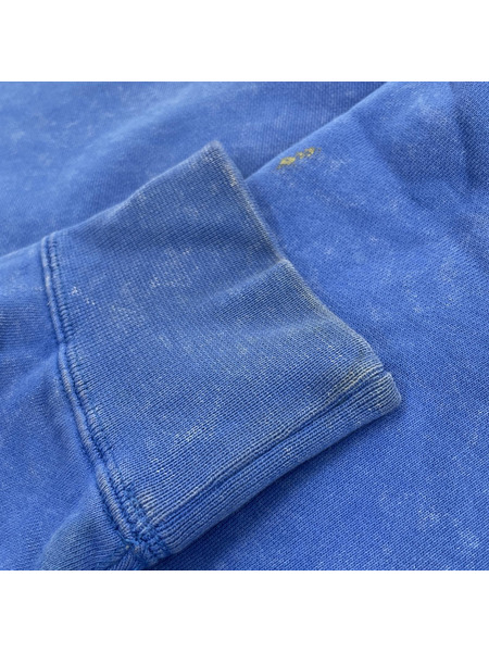 STUSSY NIKE アシッドウォッシュ スウェット S ブルー