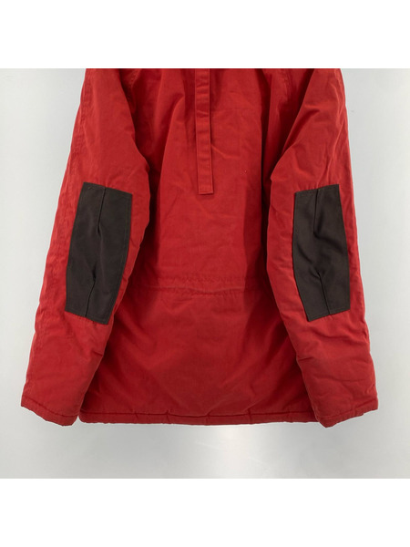 Carhartt WIP TRAPPER PARKA エルボーパッチ ファー 中綿ジャケット S 赤