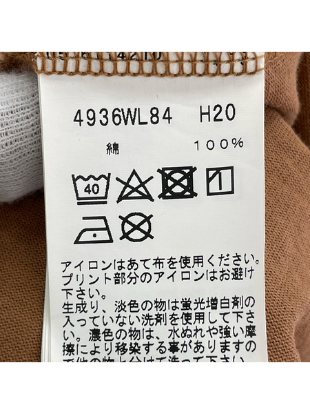 To b. by agnes b. 半袖Tシャツ・カットソー ロゴTee/BRW