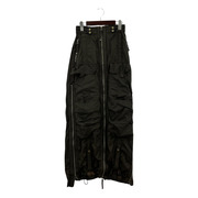 DIESEL　Crep Zipped Skirt　カーキ　40　