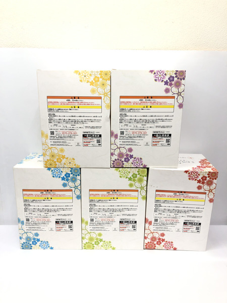 一番くじ 五等分の花嫁 五等分の花嫁 幸せの結び 5点セット　和装フィギュア　一花　二乃　三玖　四葉　五月