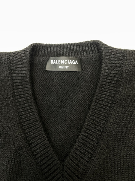 BALENCIAGA 22ss Destroyed oversized knit ダメージ加工