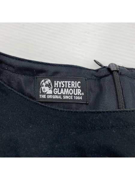 HYSTERIC GLAMOUR オールインワン・サロペット TOUCHED BY TEMPTATIO 黒 (F)