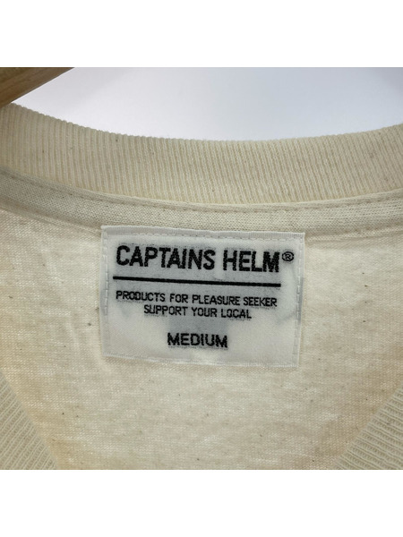 Captains Helm 長袖Tシャツ・カットソー ×HELLBENDERS&CO プリントT キナリ
