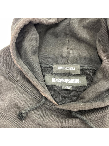 NEIGHBORHOOD×WIND AND SEA 20SS NHWDS/C-HOODED.LS（XL）[値下]