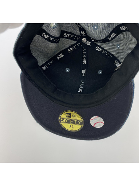 NEW ERA ドジャース 6パネルデニムキャップ　