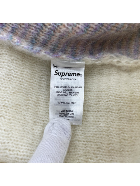 Supreme BRUSHED GRID CARDIGAN SIZE:M