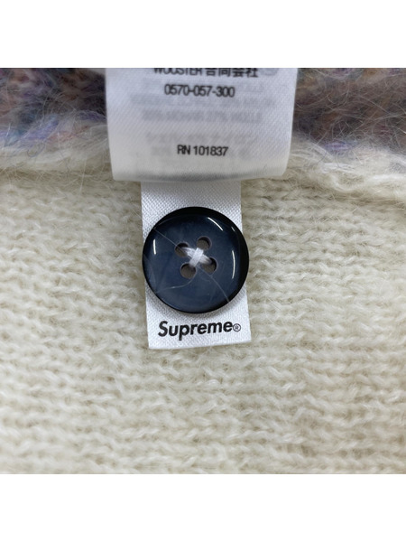 Supreme BRUSHED GRID CARDIGAN SIZE:M