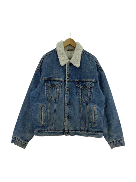 90s levis 70609 denim boa jacket L