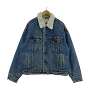 90s levis 70609 denim boa jacket L