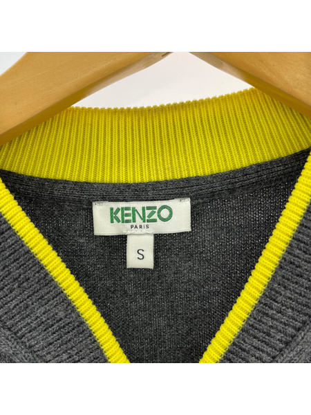 KENZO ニット・セーター ドライバーズニット GRY (S)