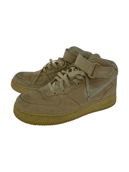 STUSSY×NIKE AIR FORCE 1 07 MID SP 26cm