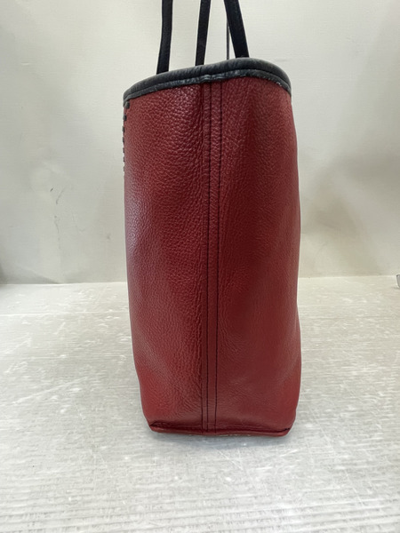 YVES SAINT LAURENT ネオダブル リバーシブルトートバッグ 紺×赤