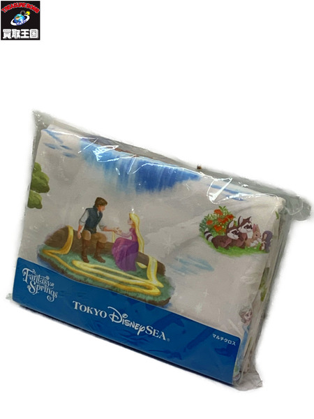 ディズニー ファンタジースプリングス マルチクロス 未開封 Disney ディズニーシー アナと雪の女王 塔の上のラプンツェル ピーター・パン ミッキー ミニー