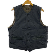 RAGTIME BELAFONTE CLOTHING ジレ・ベスト 裏ボアベスト 紺