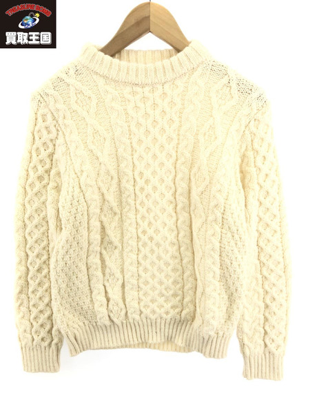 Kerry woollen mills セーター アイボリー (34）