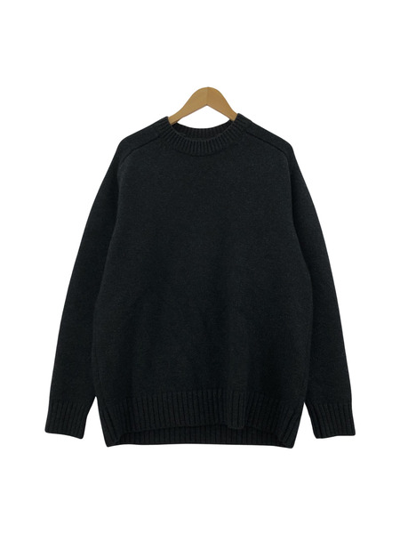 BATONER Heavy Weight Cashmere Crew Ne カシミヤニット 3 グレー